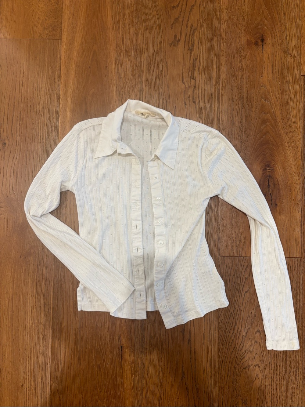 Madewell Cream Button-Up Shirt